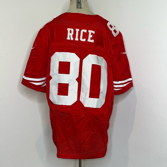 🔹 Nike NFL San Francisco Forty Niners On Field Jerry Rice #80 Jersey - Picture 2 of 4